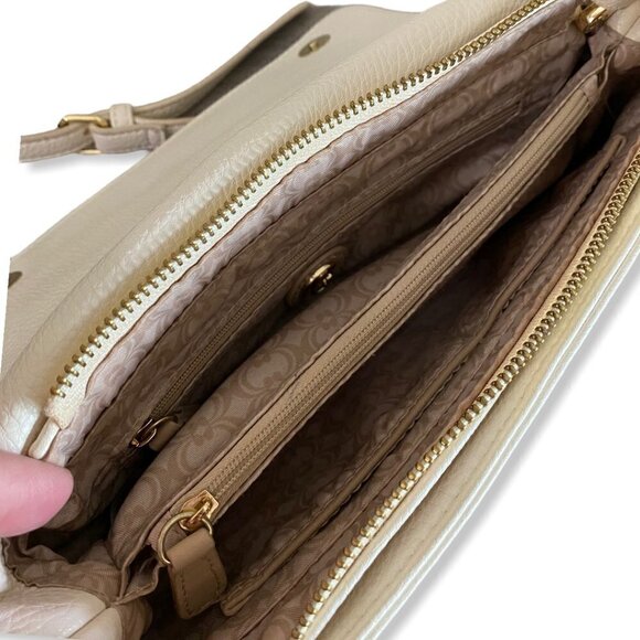 Charming Charlie Handbag Shades of Purple/Cream Studded Crossbody/Shoulder Bag - Picture 6 of 9